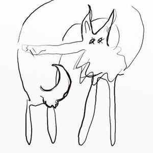 "Abstract" Doodle Black And White Animal Drawing Of Your Animal
